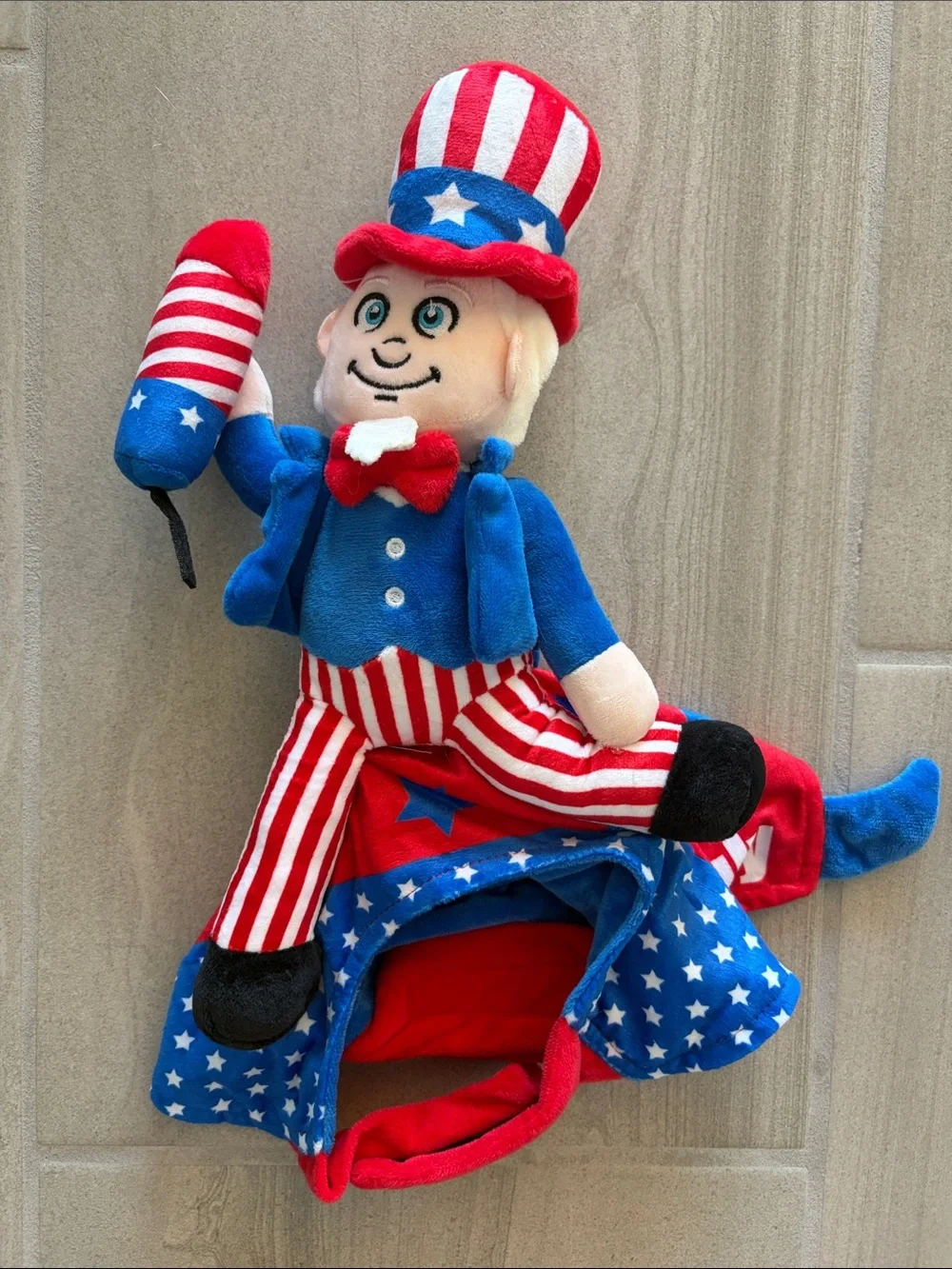 NWOT Uncle Sam Patriotic Happy 4th of July Dog Costume